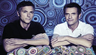 Victorio Alpi und Humberto Campana präsentieren die neuen Produkte für Alpi
